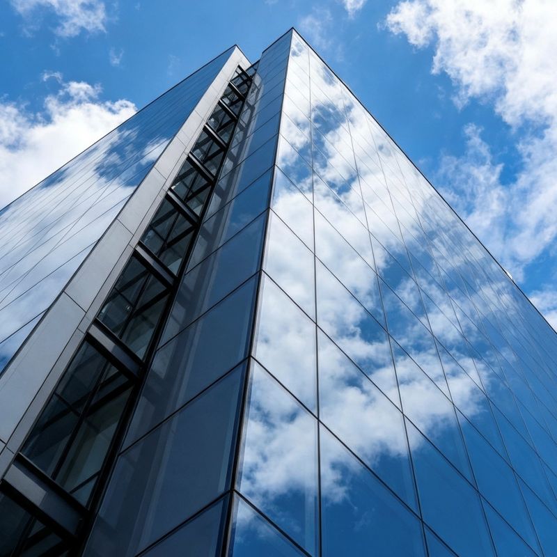 Hidden Frame Curtain Wall