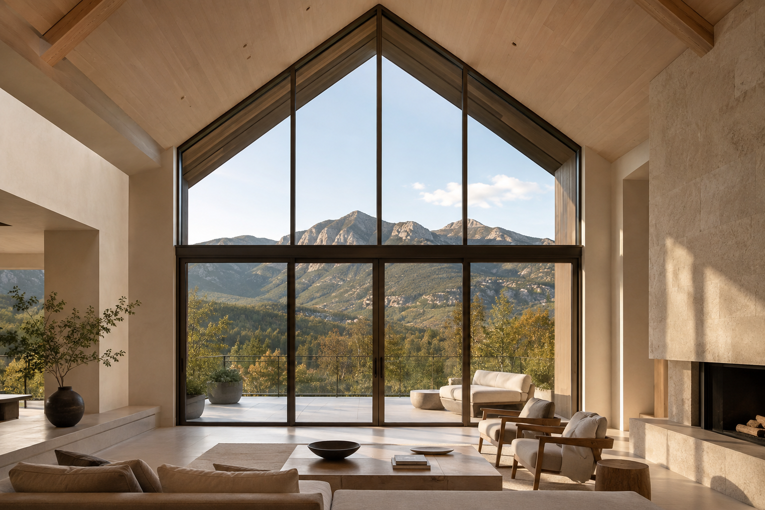 Custom Gable Window for Modern Architecture