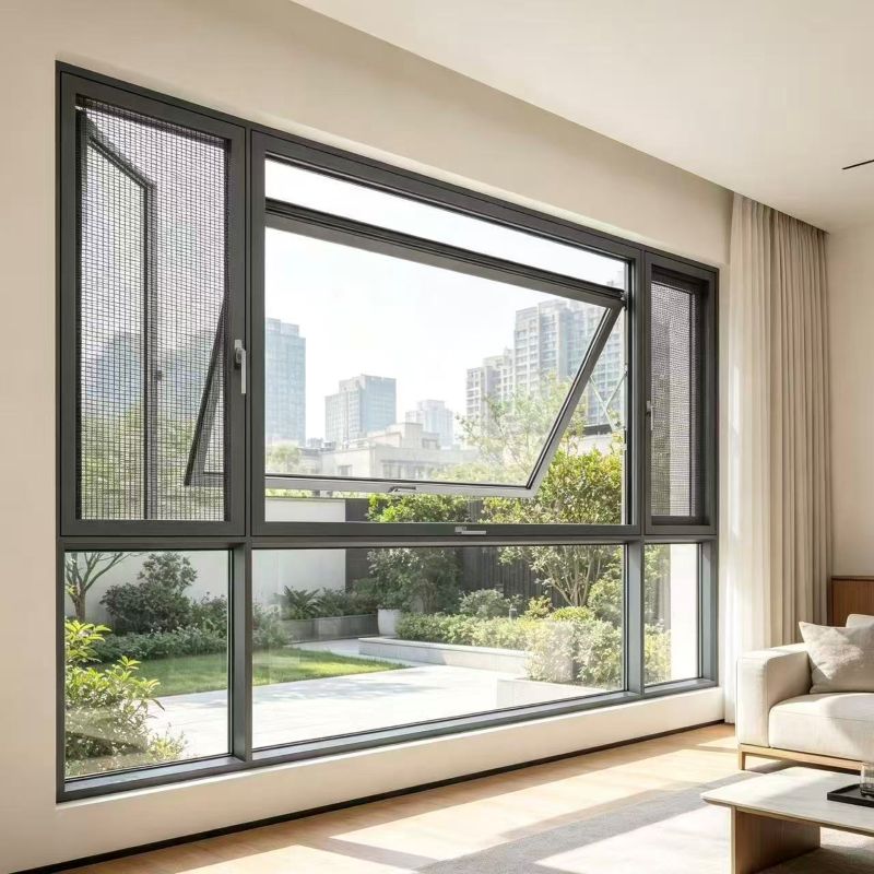 Thermal break aluminum Screen Casement Window