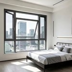Thermal break aluminum Screen Casement Window