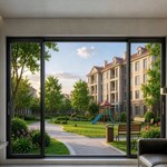 Panoramic Sliding Door With Broken Bridge