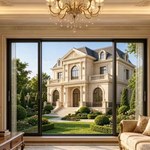 Panoramic Sliding Door With Broken Bridge