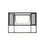 Thermal break aluminum Screen Casement Window