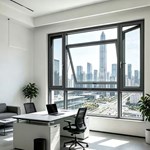 Thermal break aluminum Screen Casement Window
